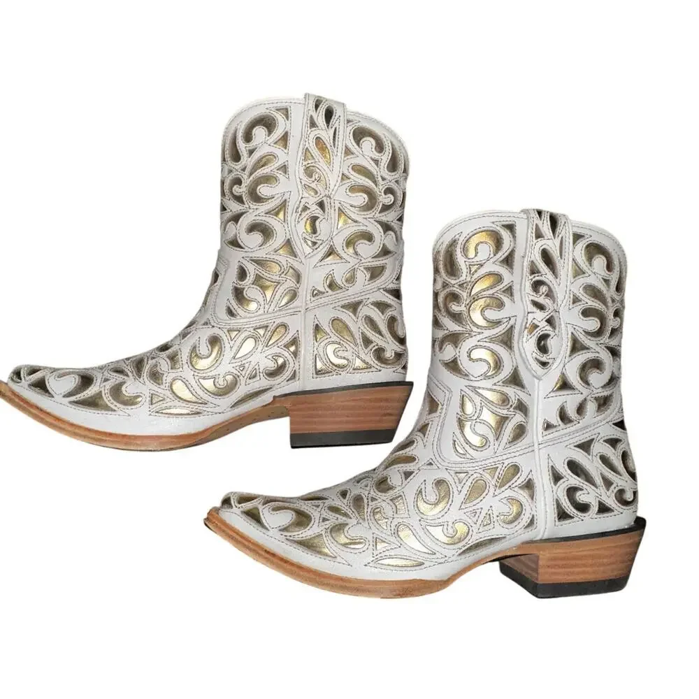 NWOB ARIAT WOMEN'S VALENTINA WESTERN BOOTIES - SNIP TOE Sz 7